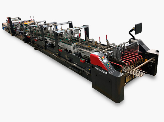 Универсальная фальцевально-склеивающая машина для работы с картоном и гофрокартоном до профиля В Select 70, 90, 110, 135, 145, 165