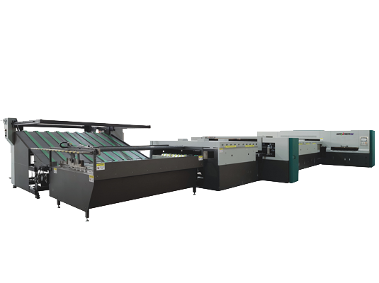 Промышленные однопроходные широкоформатные принтеры для печати по листовому гофрокартону. Скорость печати до 6000 м/час. WONDER
